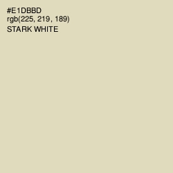 #E1DBBD - Stark White Color Image